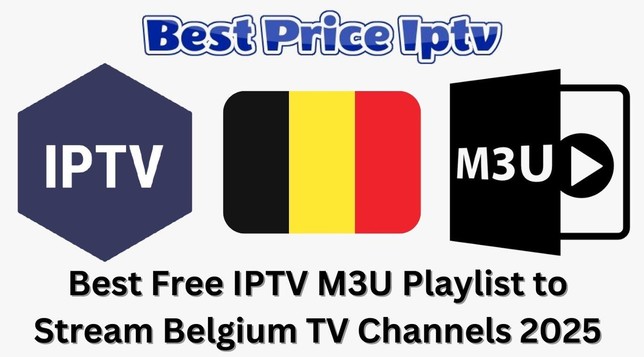 Free IPTV M3U Playlist to Stream Belgium TV Channels