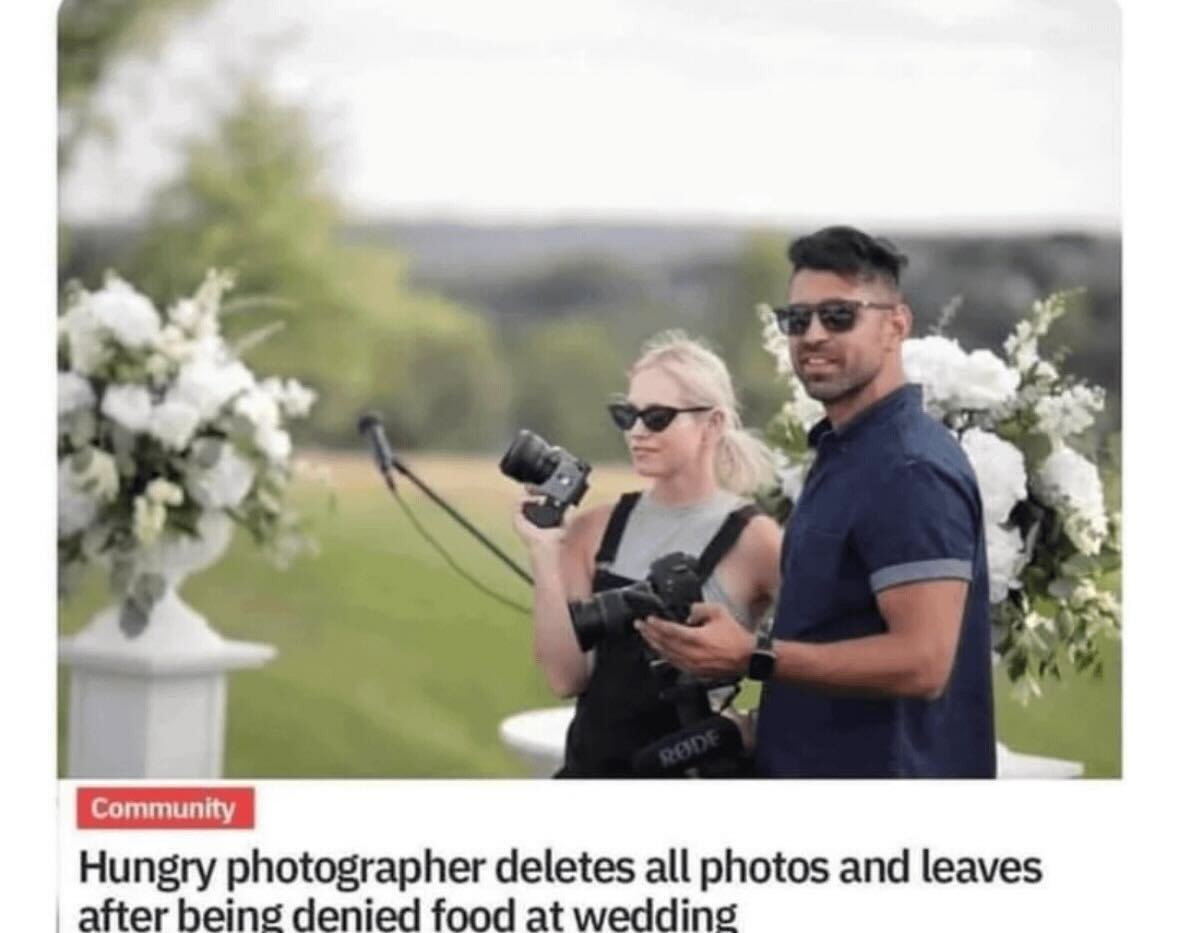 Фотограф Стерла Фотографии На Глазах Жениха